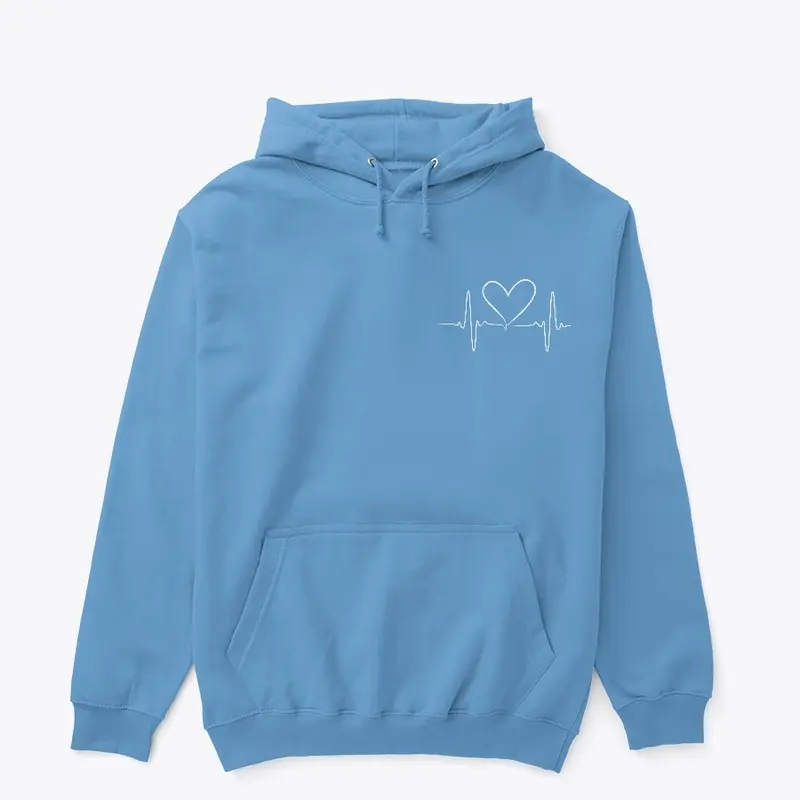 The Heart Beat hoodie w/o text